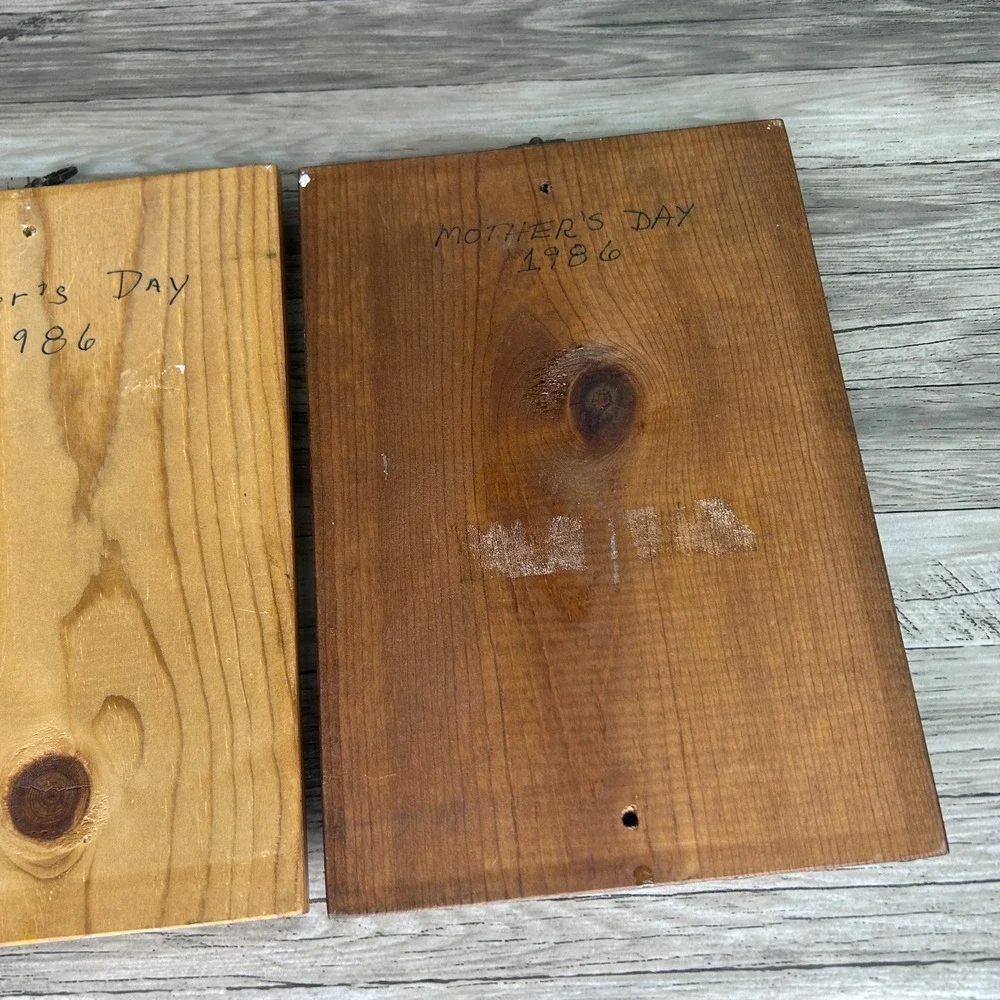 Vintage Woodworks Wood Wall Plaque Husband Wife Couple Sign Retro Home Decor‎